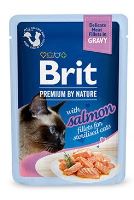 BRIT Premium Cat Delicate Fillets in Gravy with Salmon for Sterilised 85g (1)