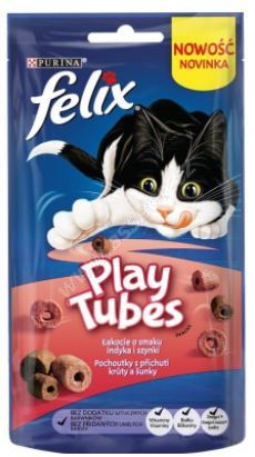 Felix Play Tubes krůta a šunka 50g