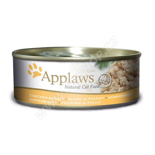APPLAWS konzerva Cat kuřecí prsa 156g