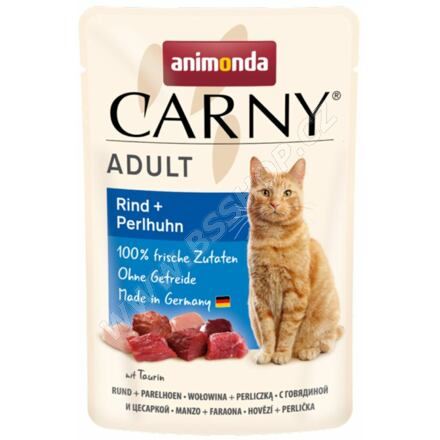 Animonda Carny Adult 85g hovězí + perlička, kapsička pro kočky