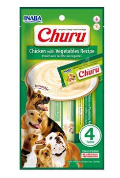 Churu Dog Chicken with Vegetables 4x14g