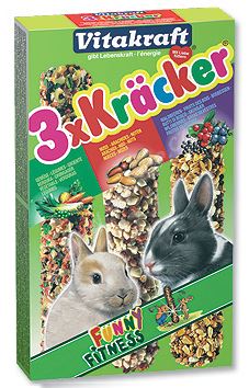 Kracker VITAKRAFT Rabbit Vegetables + Nuss + Fruit 3ks