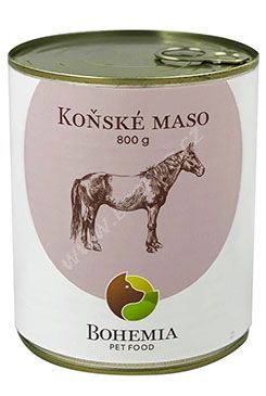 BOHEMIA Koňské maso ve vlastní šťávě 800g