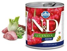 N&D DOG QUINOA Adult Digestion Lamb & Fennel 285g (2)