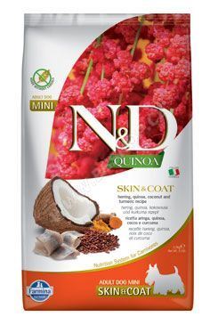 N&D Quinoa DOG Skin&Coat Herring Adult Mini 800g