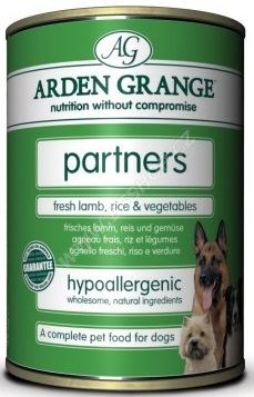 Arden Grange konzerva Partners Dog Lamb Rice 395g