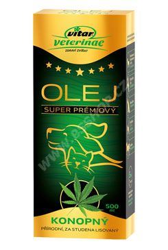 VITAR Veterinae Konopný olej 500ml