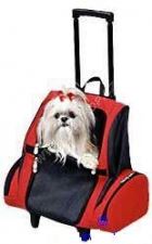 Transportní batoh na kolečkách pro psa 35x26x42 (do 10kg)
