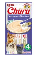 Churu Cat Tuna Recipe with Clam Flavor 4x14g Churu Cat Tuna Recipe with Clam Flavor 4x14g