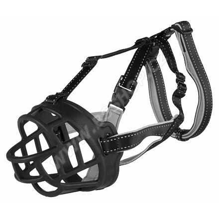 Silikonový náhubek FLEX L-XL 36cm/hlava max.30cm černý