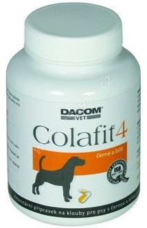 Colafit 4 na klouby pro psy černé/bílé