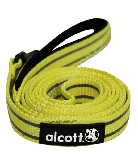 Alcott reflexní vodítko pro psy žluté