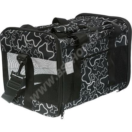Nylonová přepravní taška Adrina černá 26x27x42cm do 7kg