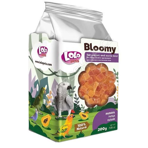 BLOOMY papája pro papoušky a exoty, 200g