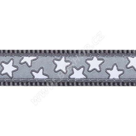 Vodítko RD přep. 12 mm x 2 m - Stars White on Grey