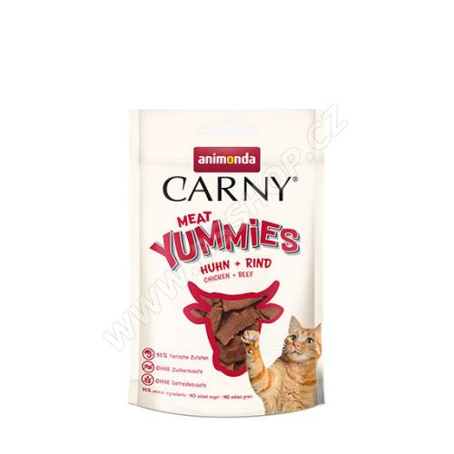 ANIMONDA Carny Adult Meat Yummies - kuře + hovězí 50g