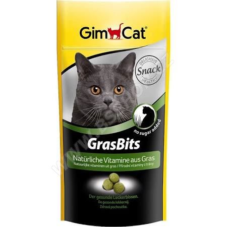 Gimpet kočka Tablety GrasBits s kočičí trávou 40g