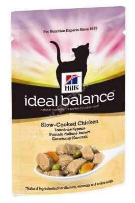 Hill's Feline Ideal Balance Adult dušené kuře kapsa 85g