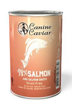 Canine Caviar konzerva divoký losos 375g
