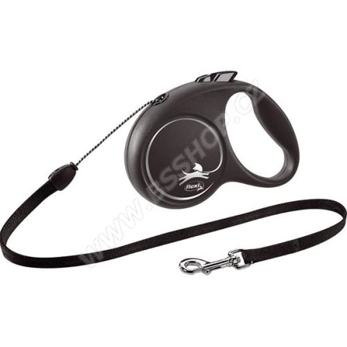 Flexi Black Design S lanko 5m černé 12kg