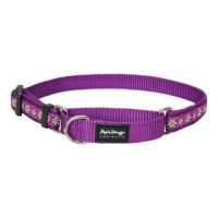Obojek polostahovací RD - Daisy Chain Purple (216867314)