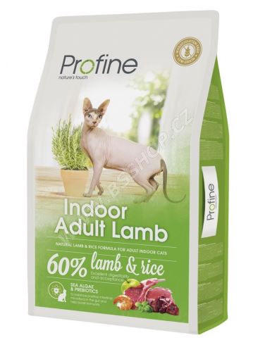 Profine NEW Cat Indoor Adult Lamb 10kg