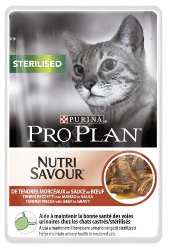 PRO PLAN Cat kapsička Sterilised Beef 85g