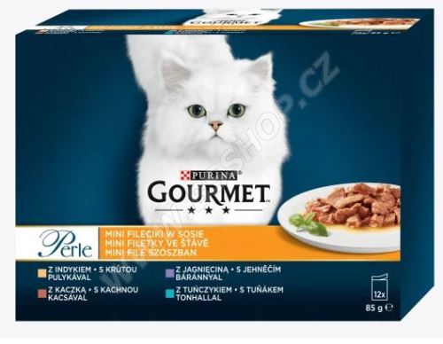 Gourmet Perle mini filetky ve šťávě Multipack 12x85g