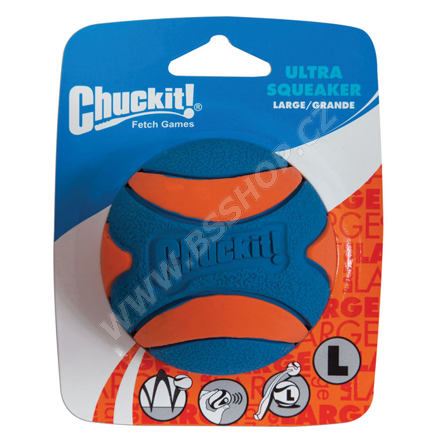 Míček Ultra Squeaker Ball Large 7,5cm – pískací