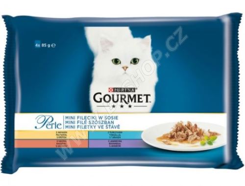Gourmet Perle mini filetky ve štávě Multipack 4x85g