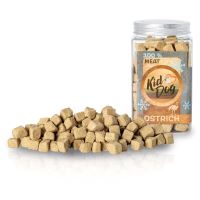 KIDDOG Super Premium 100% freeze dried OSTRICH CUBES - čisté pštrosí maso sušené mrazem 100g KIDDOG Super Premium 100% freeze dried OSTRICH CUBES - čisté pštrosí maso sušené mrazem 100g