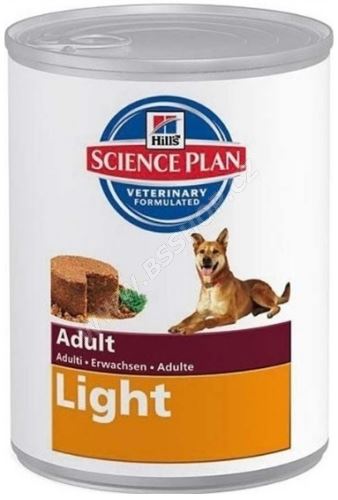 Hill's Canine Adult Light konzerva kuřecí 370g