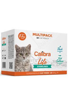 Calibra Cat Life kapsa Sterilised Multipack 12x85g