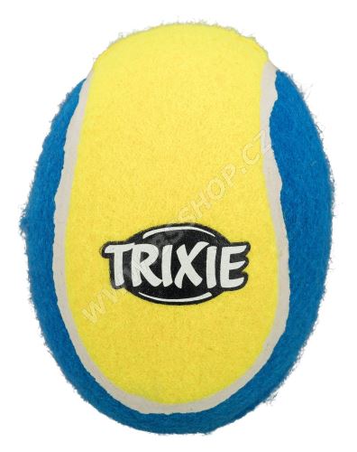 Tenisový ragby míč modro-žlutý TRIXIE 12cm