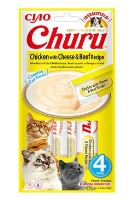 Churu Cat Chicken with Beef & Cheese Recipe 4x14g (1)