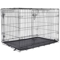 Klec DOG FANTASY skládací černá XL - 2x dveře 106 x 69 x 77 cm (1)