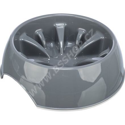 Miska k pomalému krmení, design slunečnice, 0,8 l/ø 20 cm, plast/TPR