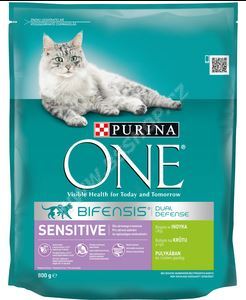 Purina ONE Sensitive krůta a rýže 800g (83987201)