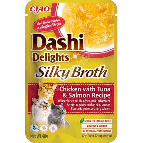 Inaba Dashi Del. Silky kaps. kuře,tuňák,losos 40g
