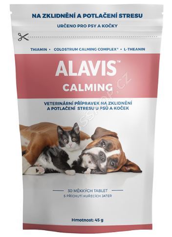 Alavis Calming pro psy a kočky 30tablet 45g