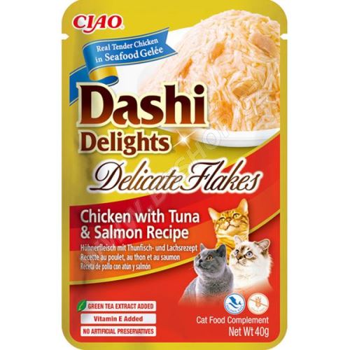 Inaba Dashi Del.Delicate kaps.kuře,tuňák,losos 40g