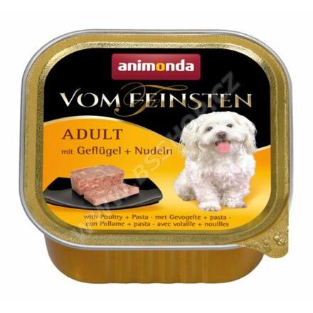 Paštika ANIMONDA Vom Feinsten drůbež + těstoviny 150g