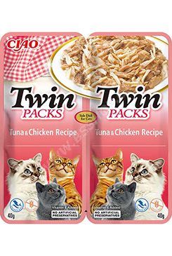 Churu Cat Twin Packs Tuna&Chicken in Broth 2x40g