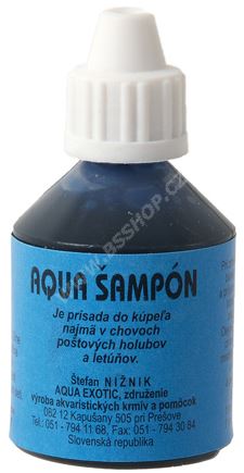 Dezinfekce AQUA EXOTIC šampon Aqua pro holuby 25ml