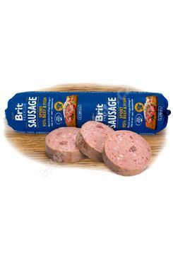 Salám BRIT Premium Sausage Sport – Beef & Fish 800g