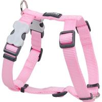 Postroj RD 12 mm x 30-44 cm - Jednobarevný - Světle Růžová (216867415)
