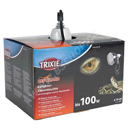 Lampa s ochranným krytem 14x17cm max.výkon 100W Trixie