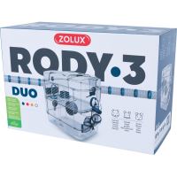 Klec křeček Rody 3 DUO modrá 41x27x40,5cm Zolux (4)