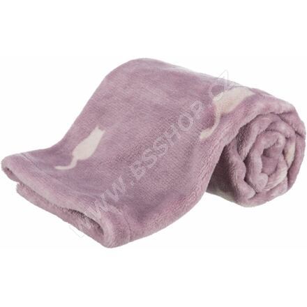 Trixie LILLY plyšová deka, 70x50cm, starorůžová