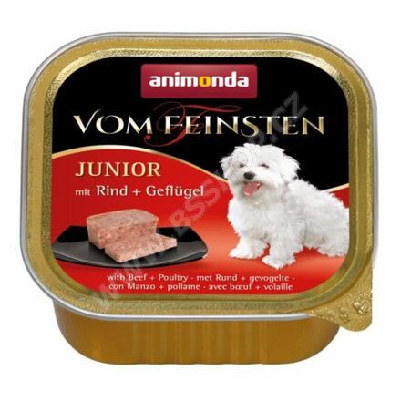 Paštika ANIMONDA Vom Feinsten junior hovězí + drůbež 150g
